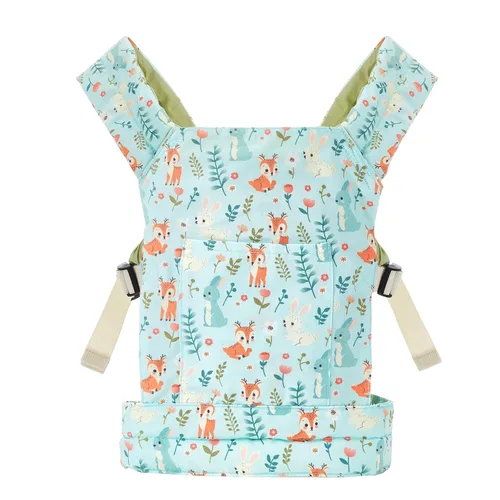 Vista 8 de Lictin Portabebés para muñecas, portador de accesorios para muñecas delanteras y traseras para niñas pequeñas, con correas ajustables para muñeca