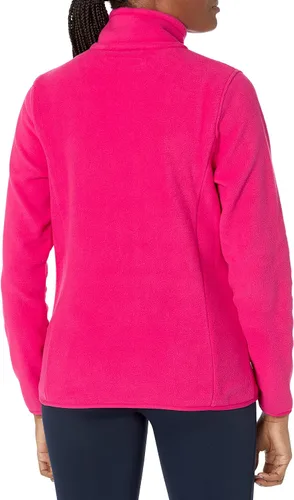 Vista 2 de Tienda Essentials - Chaqueta de vellón polar suave y manga larga para mujer, ajuste clásico, con cremallera completa