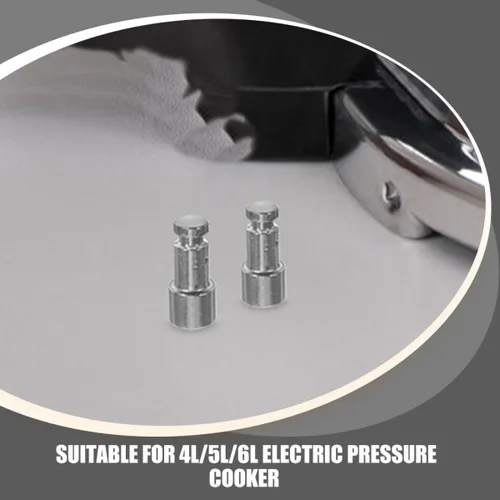 Vista 4 de Gatuida Universal Pressure Cooker Float Valve Replacement Kit, 12pcs (6 Float Valve Stems + 6 Gaskets) Compatible with 4l/5l/6l Electric Pressure