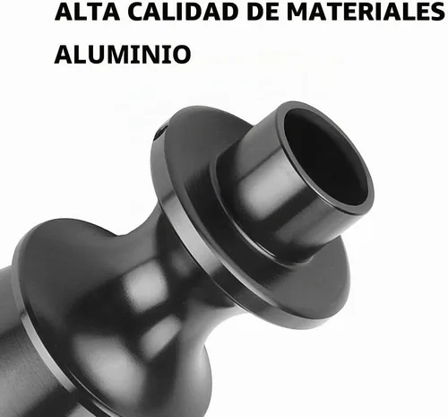 Vista 2 de BARTOO Billet Pomo de palanca de cambios de aluminio con bloqueo inverso, perilla de palanca de cambios de aleación de aluminio, bloqueo inverso
