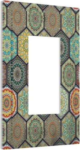 Vista 31 de Placa de pared de 1 cuadrilla, diseño de playa, océano, amanecer, mar, atardecer, cubierta de interruptor de luz en blanco, decorativo, sin