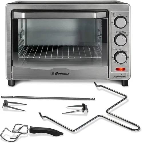 Vista 7 de Koblenz HKM-1500 R - Horno de cocina Magic Collection de 24 litros con asador, tamaño único, color plateado