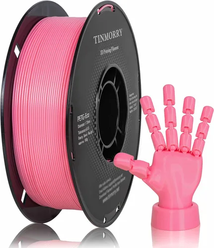 Vista 19 de Filamento de fibra de carbono PETG 1.75mm, Filamento para impresora 3D TINMORRY PETG-CF, Compatible con BAMBU, Creality K1C, QIDI MAX3, FLASHFORGE