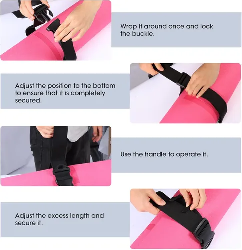 Vista 6 de Correas flotantes multifuncionales con hebillas de liberación rápida, adecuadas para almohadillas de bebé, yoga y actividades acuáticas, correa