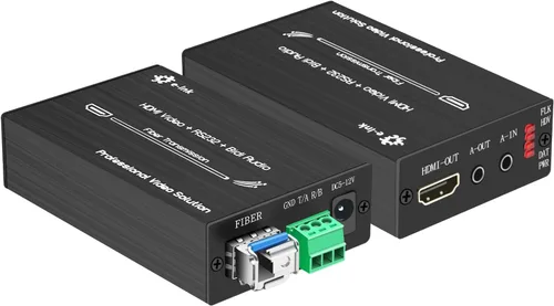 Vista 7 de Mini 4K HDMI Extensor de Fibra UHD 4K Convertidor con módulo SFP 1080P HDMI Video Transceptor óptico sin comprimir Sin Latencia Solo Modo Fibra 20KM