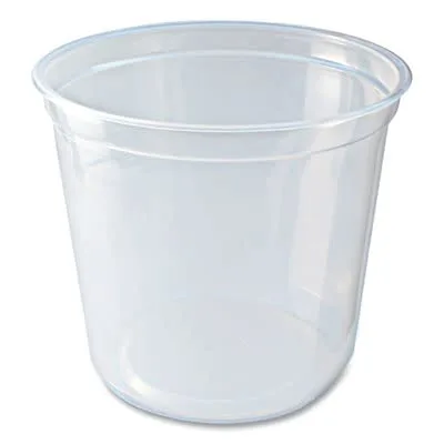 FABRI-KAL Prokal Deli Cont Polypro Clear, 24 onzas, 1000 CS