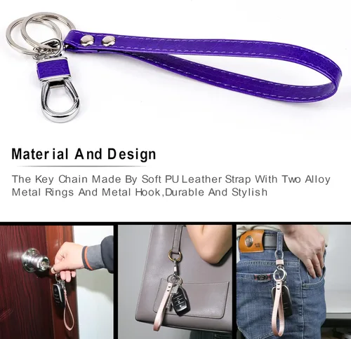 Vista 3 de Llavero para mujer - Llavero con anillos de metal de aleación desmontable