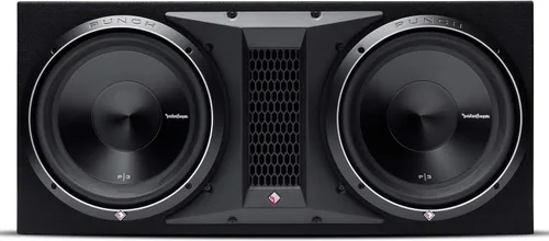 Rockford Fosgate P3-2X12 Punch Dual P3 Subwoofer con puerto de recinto cargado de 12"