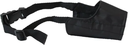 Vista 3 de Quick Fit. Bozal para perro con correas de nailon ajustables, color negro, tamaño 0, 1, 2, 3, 4, 5, 3 XL, 4 XL o 5 XL