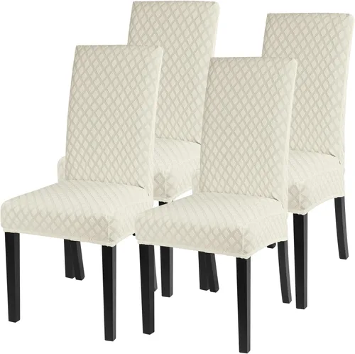 Vista 73 de SearchI Juego de 2 fundas elásticas para sillas Parsons de comedor, fundas elásticas con estampado de elastano, extraíbles, lavables, fundas