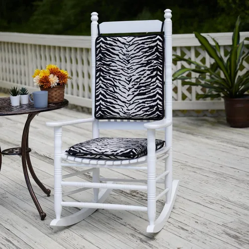 Klear Vu Juego de cojines para silla mecedora de porche para uso en interiores y exteriores, ensamblados en los Estados Unidos, almohadillas de