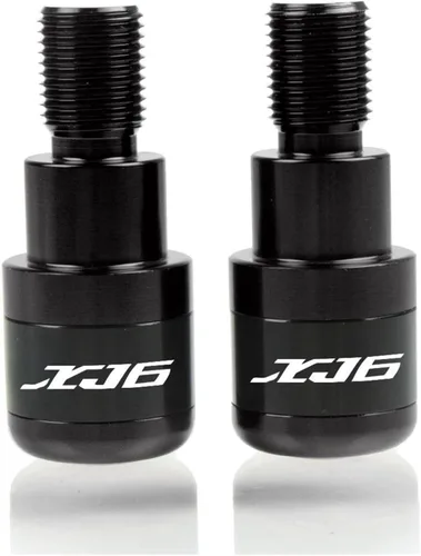 Vista 3 de Accesorios de motocicleta extremos manillar Grips Bar End Caps para Yamaha XJ6 Diversion 2009-2016 2010 2011 2012 2013 2014 2015 XJ 6 (color: negro)
