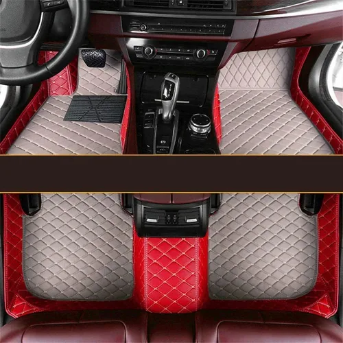 Vista 9 de Tapetes de piso de automóvil para sedán, SUV, Coupé, camión, deportivos, personalizables, para todo tipo de clima, cobertura completa, impermeable