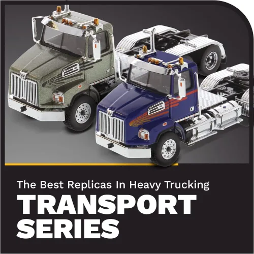 Vista 7 de Diecast Masters 1:50 Escala Western Star 4700 SBFA Tandem Day Cab Serie Transporte Verde Oliva Metálico Modelo 71038
