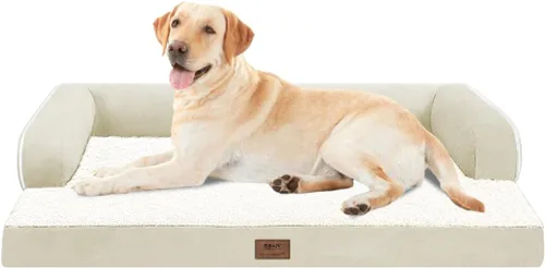 Vista 58 de Cama pequeña para perros y gatos, cama ortopédica impermeable para perros pequeños, cama de gato, cómodo sofá para mascotas, sofá cama con funda