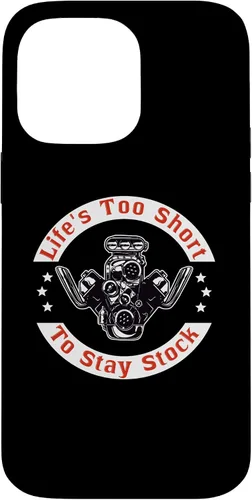 Vista 21 de iPhone 13 Pro Max Life es demasiado corta para mantenerse en stock - Drag Racing Muscle Car V8 Case