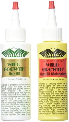 Wild Growth Sistema de cuidado del cabello, 4 onzas líquidas (paquete de 2)