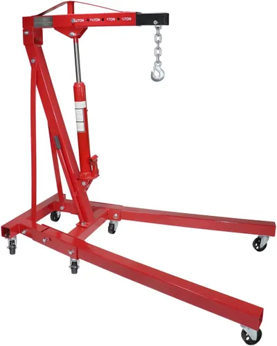 Vista 3 de Dragway Tools 2 Ton Folding Hydraulic Engine Hoist Cherry Picker Shop Crane Hoist Lift