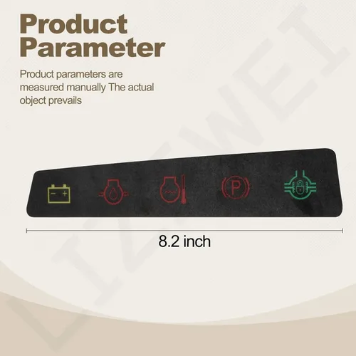 Vista 2 de M117670 - Calcomanía para panel de salpicadero, etiqueta indicadora de panel de instrumentos compatible con vehículos utilitarios John De-ere 4X2
