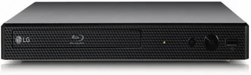 LG BP350 Blu-ray Disc y reproductor de DVD Full HD 1080p con servicios de transmisión, Wi-Fi incorporado, salida HDMI y compatible con HI-FI