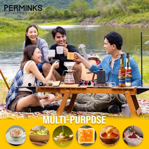 Vista 6 de Bomba de jarabe compatible con botellas Torani y Davinci (25.4 oz - 750 ml) (Negro)