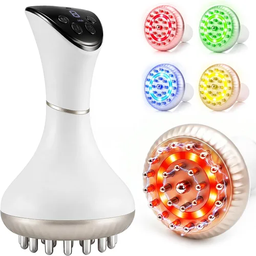 Dispositivos de alivio del dolor de ciática - Masajeador de tejido profundo con tecnología multimodo, calor y luz, alivio específico para el nervio