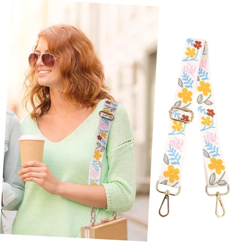 Vista 7 de EXCEART 7 Pcs Backpack Straps Purse Handle Strap Vintage Purse Strap Adjustable Bag Strap Padded Tote Bag Strap with Buckles Crossbody Bag Strap