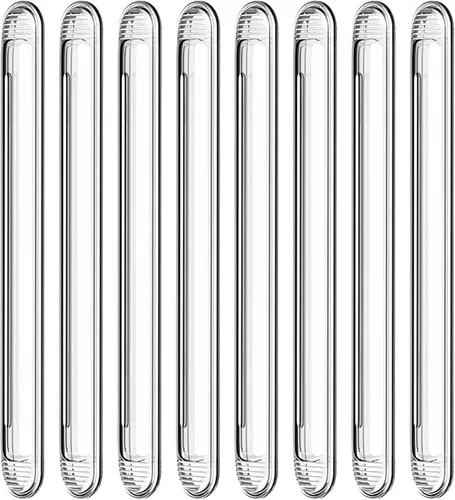 Vista 10 de Parachoques transparentes para muebles, parachoques de goma autoadhesivos, protectores de pared para topes de puerta, tira de silicona para cajones
