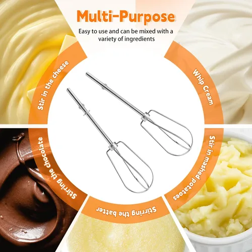 Vista 5 de Accesorios de batidores para batidora de mano para Kitchenaid de acero inoxidable