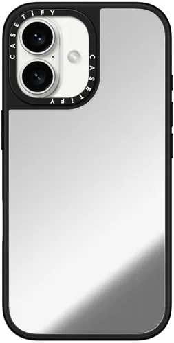 Vista 71 de CASETiFY Funda de espejo para iPhone Air [Reflejante/Compatible con Magsafe / Protección contra caídas de 4.9 pies de grado militar 1X] - Negro