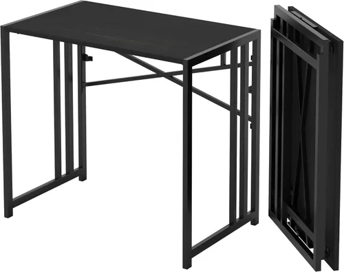 Vista 219 de Escritorio plegable de 47 pulgadas, no requiere montaje, mesa de oficina en casa, escritorio de campamento para computadora de juegos, color beige