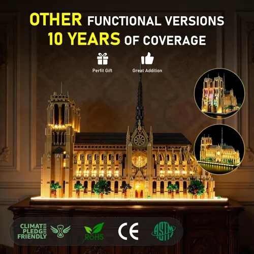 Vista 8 de BRIKSMAX Kit de luces compatible con LEGO Notre Dame Cathedral-Control