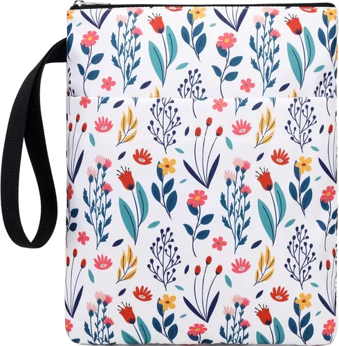 Vista 23 de DSIUE Funda para Libros Cubiertas de Libros Protector de Libros con Cremallera Tela Lavable para Adolescentes Adultos Amantes de los Libros Maestros