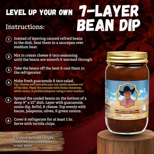 Vista 5 de Kent Rollins Chutneys and Relishes - Chutney de Chile verde y chipotle vaquero sin gluten - Ingrediente multiusos, condimento y cobertura - Ideal