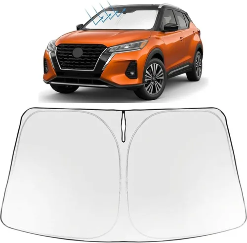 Vista 26 de Proadsy Parasol para parabrisas Rivian R1S 2022-2025 2026 de 4 capas plegable, protector de parasol frontal que bloquea los rayos UV, mantiene