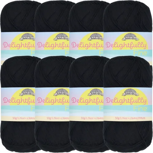 Vista 55 de JubileeYarn - Ovillo de hilo deliciosamente fino, 1.76 oz/madeja de rayón de bambú, color rosa polvo, 4 madejas