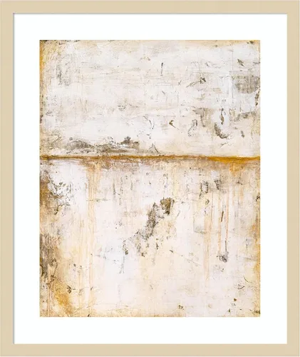 Vista 18 de Amanti Art Framed Wall Art Print 21x17 White Serene by Erin Ashley, Abstract Wall Art, Modern Contemporary Decor, Small Poster Painting Artwork for