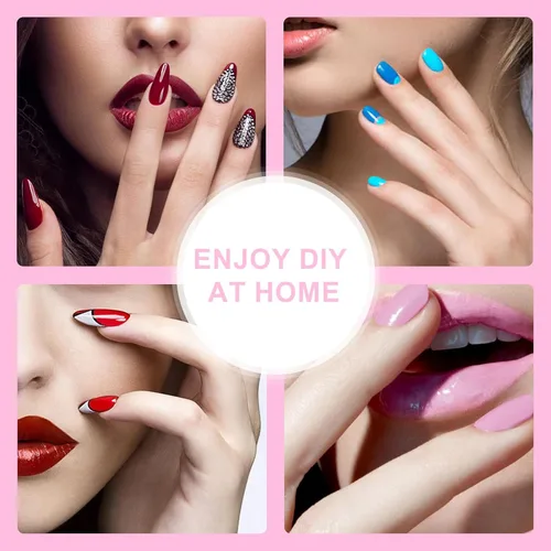 Vista 8 de KEMEISI Kolinsky - Juego de 2 pinceles para arte de uñas, tamaño #10/02 para aplicación acrílica, mango resistente, herramientas de diseño ovalado