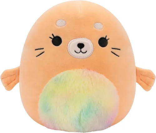 Vista 14 de Squishmallows Tiburón tigre original de 8 pulgadas de Luther Blue Tie-Dye - Peluche oficial de Jazwares