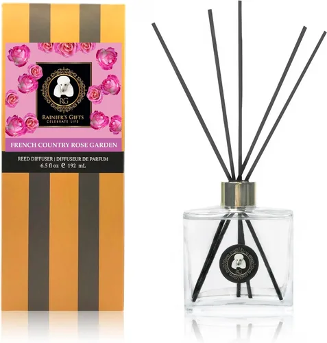 Vista 23 de Rainier’s Gifts Reed Diffuser Set (Boracay Sea Salt) - Scented Oil Diffuser Sticks - Home Fragrance Aromatherapy Air Freshener 6.5 fl oz