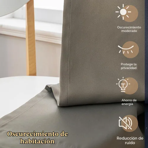 Vista 6 de Qiseca Cortinas extralargas de 132 pulgadas de largo para sala de estar, cortinas de techo de 11 pies, ventanas altas hechas a medida de 2 pisos