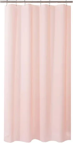 Vista 47 de AmazerBath Cortina de ducha larga de 36 x 84 pulgadas, cortina de ducha transparente de PEVA grueso resistente, cortina estrecha con 2 piedras