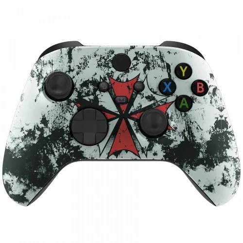 MODDEDZONE Wireless Controller for Microsoft Xbox Series XS & Xbox One - Custom Soft Touch Feel - Custom Xbox Series XS Controller (Biohazard)