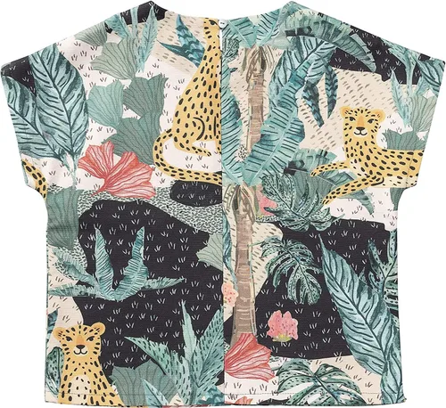 Vista 8 de Burda Style Easy - Vestido sin mangas y camiseta para niños, código 9282, kit de patrón de costura, tallas 4-10, multicolor