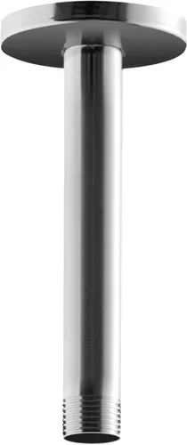 Vista 18 de OFFO Brazo de ducha con brida, oro brillante de 3 pulgadas, cabezal de ducha de lluvia de repuesto, brazo recto, montado en techo para cabezal