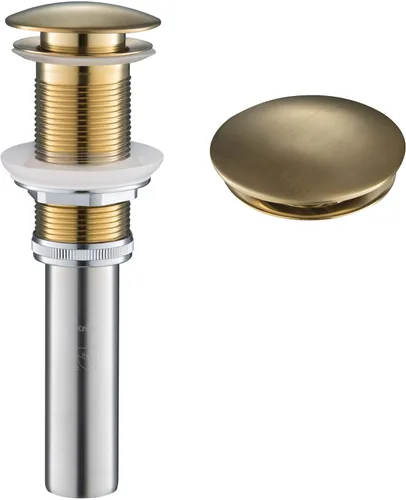 Kraus Drenaje extraíble en oro cepillado, PU-10BG