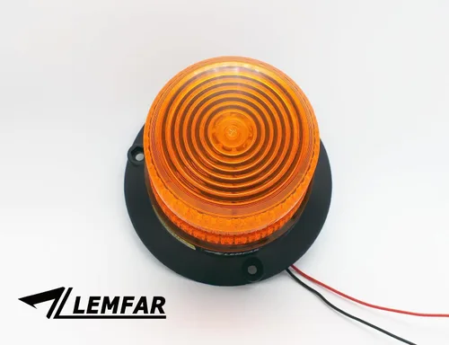 Vista 4 de Luces estroboscópicas de emergencia automotriz para vehículos Luz de advertencia de emergencia LED Flash luz de baliza (azul)