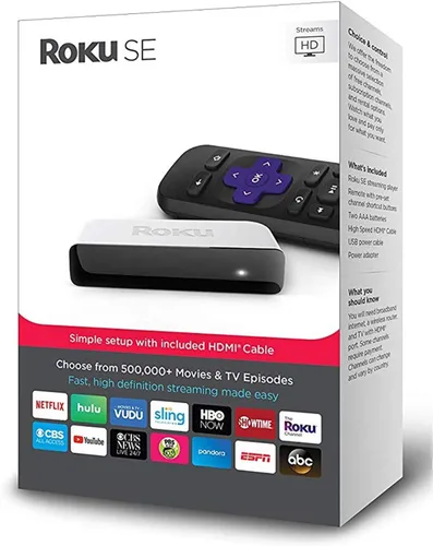 Roku 3900SE SE - Transmisión rápida de alta definición. Fácil en la cartera