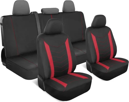 Vista 15 de Motor Trend SpillGuard 2 fundas de asiento gris carbón para automóviles y fundas de asiento para camiones – Fundas de asiento de coche impermeables