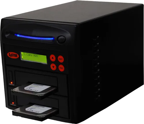 Vista 5 de Systor Duplicadora de discos duros HDD/SSD 1:1 - 5.4 GB/minuto - Copiadora y borrador/desinfectante independiente para múltiples discos SATA 3.5